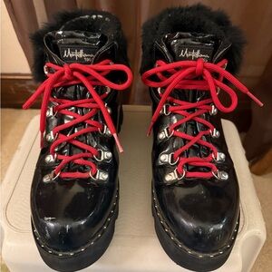 Apres ski with montelliana 1965 boots patent leather size 41 Italian Sizing
